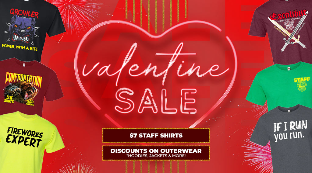 Fireworks Valentine Sale