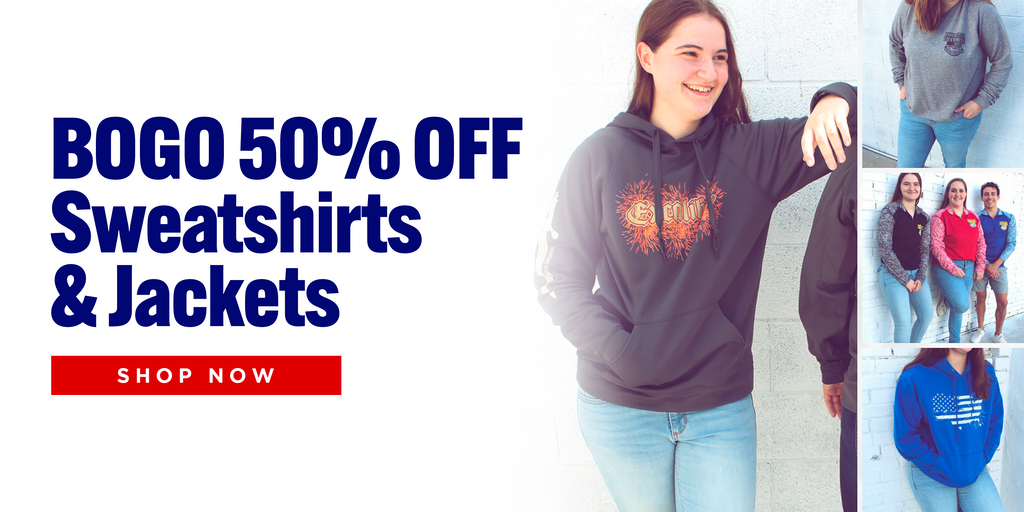 BOGO 50% OFF Sweatshirts & Hoodies