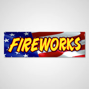 USA Fireworks 3x10 Banner
