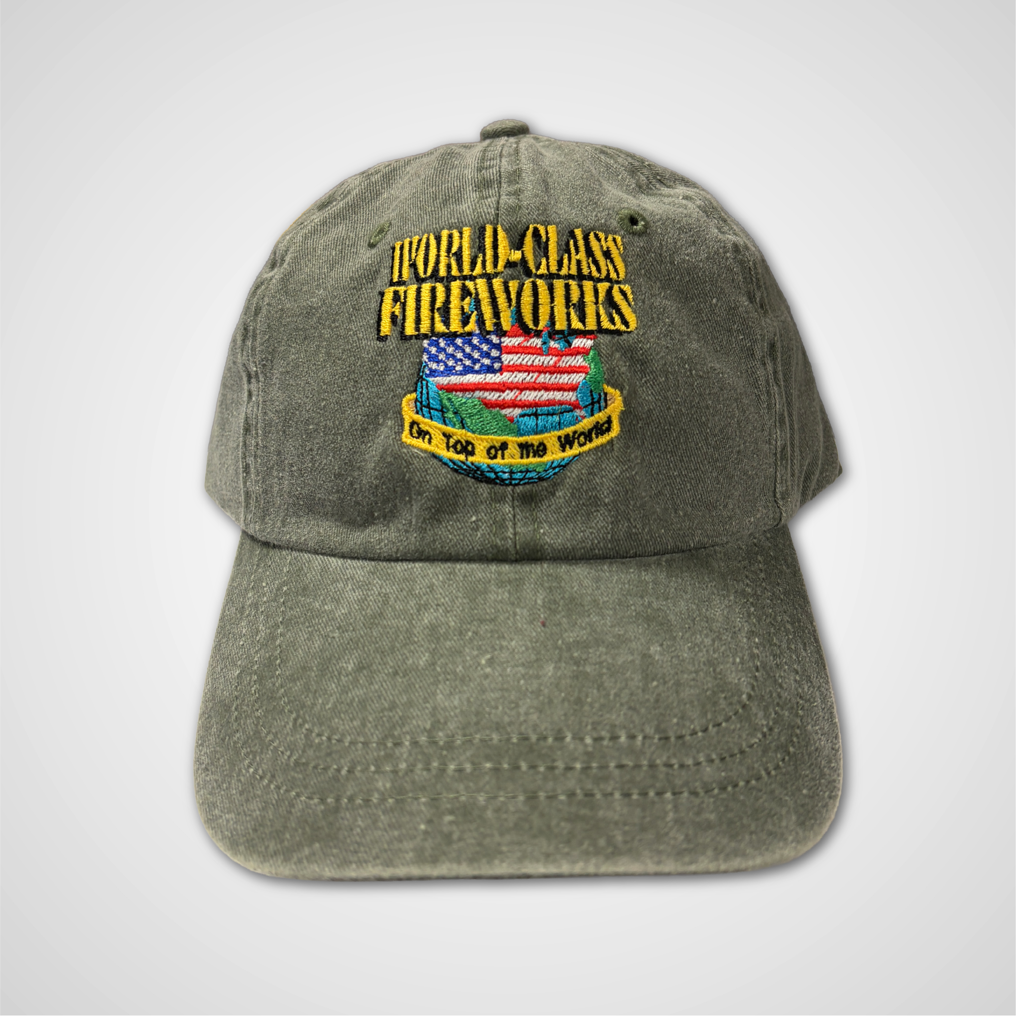 World Class Fireworks Pigment Dyed Dad Hat
