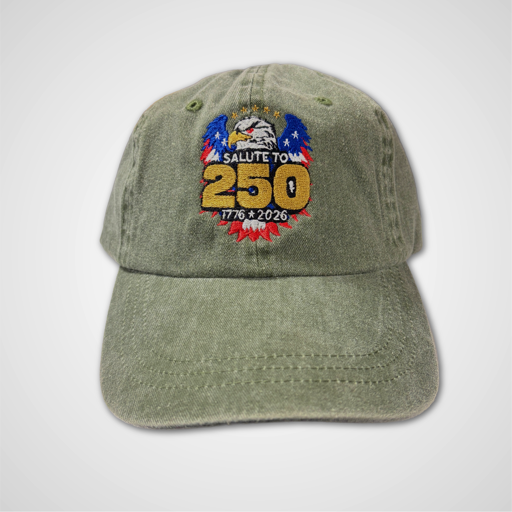 Salute to 250 Pigment Dyed Dad Hat