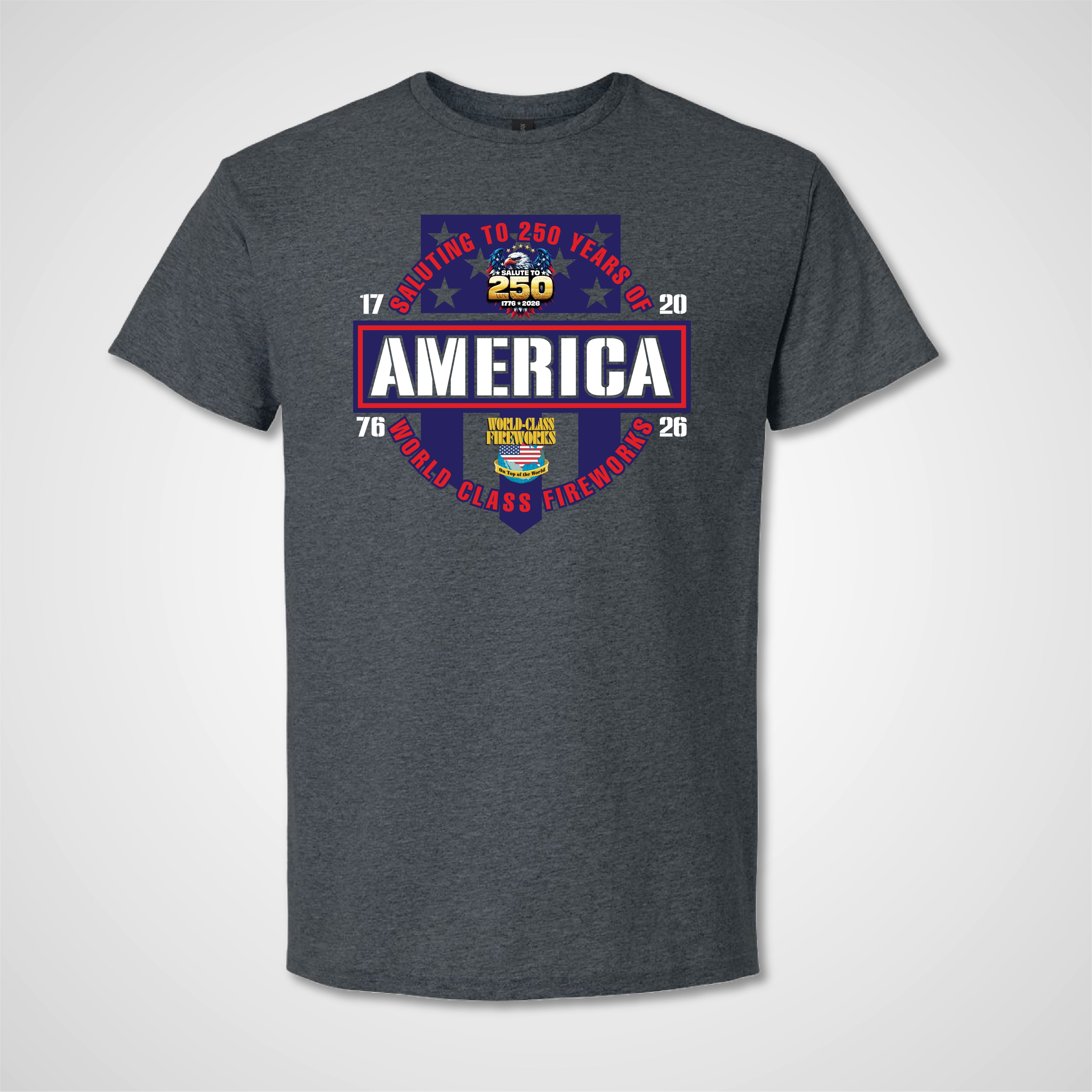 America Salute to 250 Shield Shirt