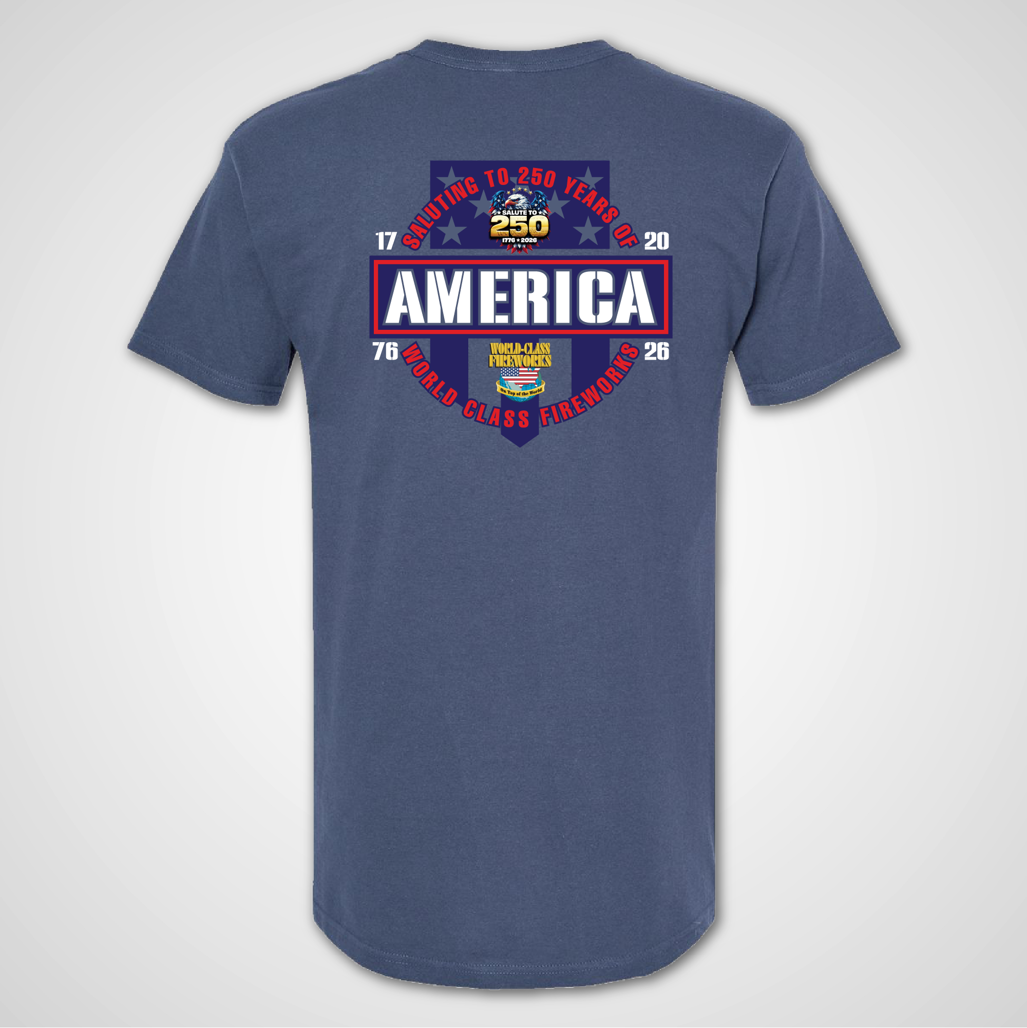America Salute to 250 Shield T-Shirt