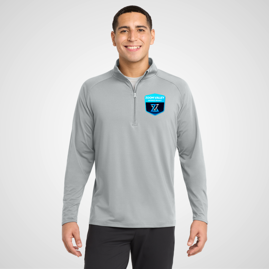 Zoom Valley XC Sport-Wick® Stretch 1/4-Zip Pullover
